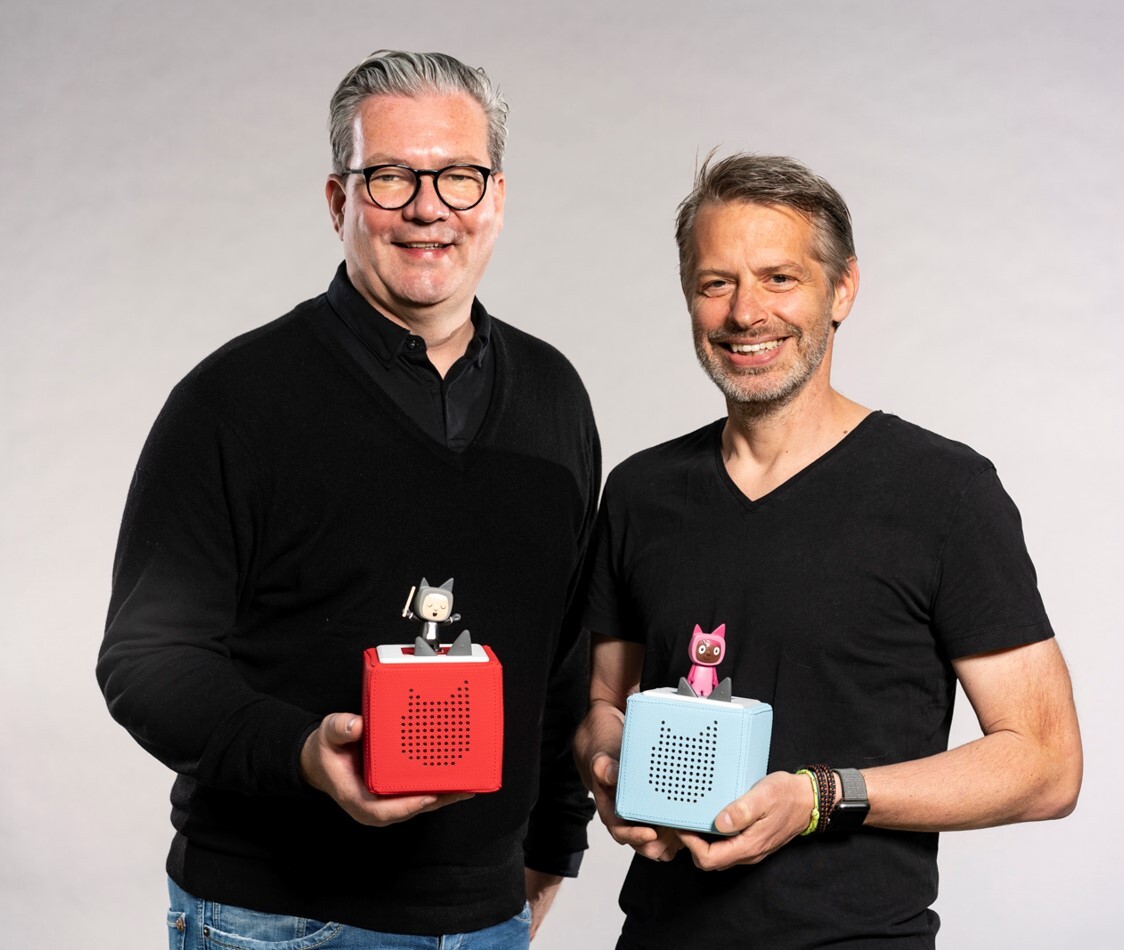 Marcus Stahl & Patric Faßbender, co-founders and co-CEOs of tonies