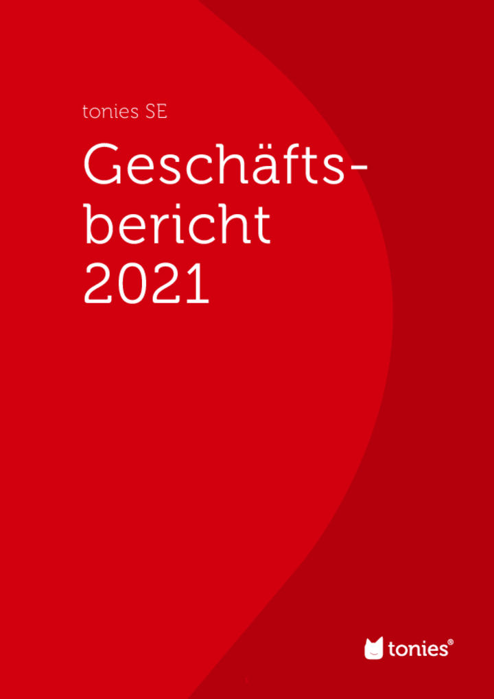 tonies SE Konzern-Geschäftsbericht 2021